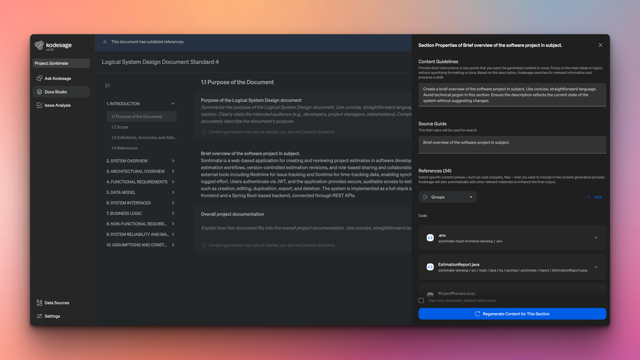 Kodesage blog - RPG modernization - paragraph level configuration in documentation