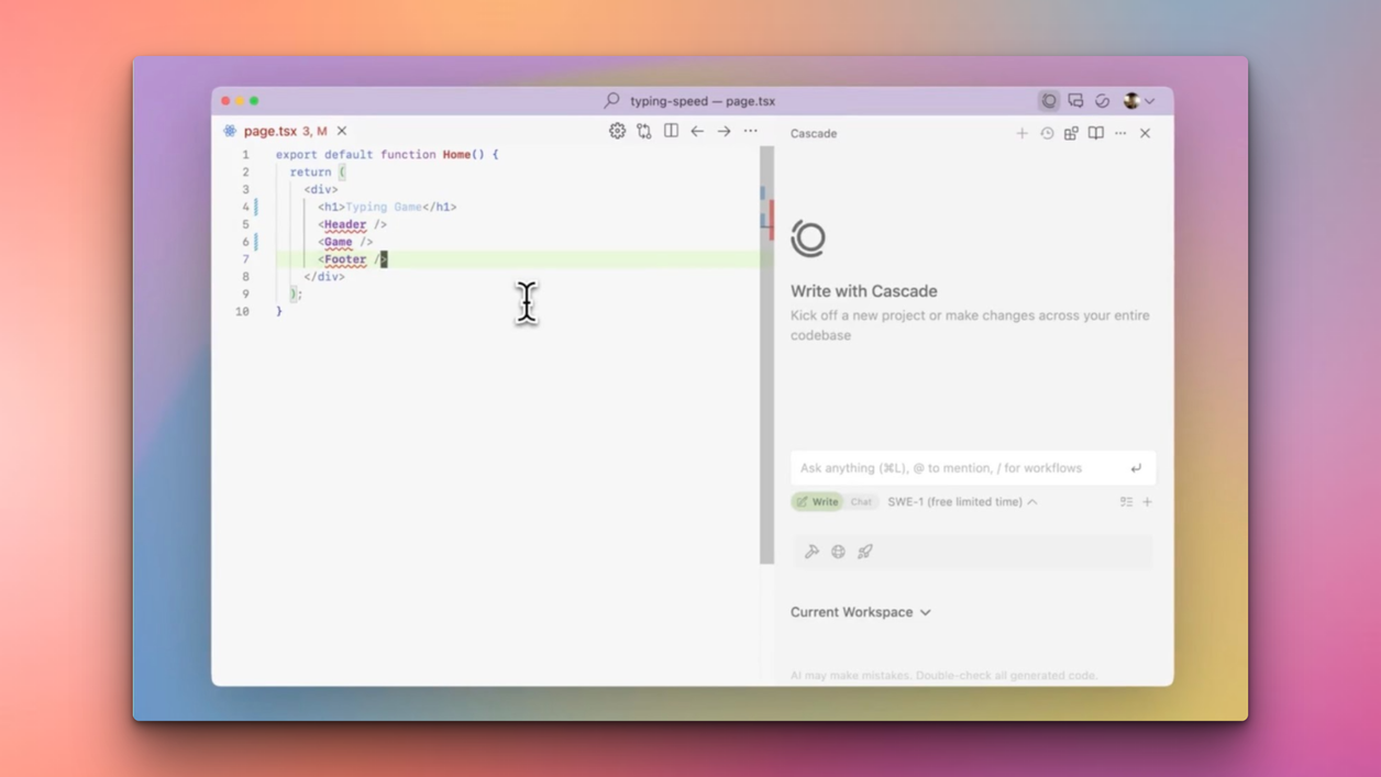 Kodesage blog - legacy documentation tools - Codeium (windsurf) UI