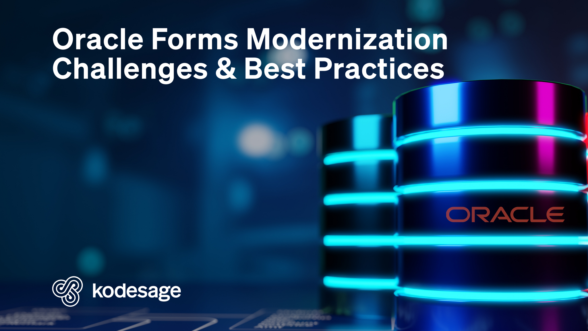 Kodesage blog - Oracle Forms Modernization - Hero image