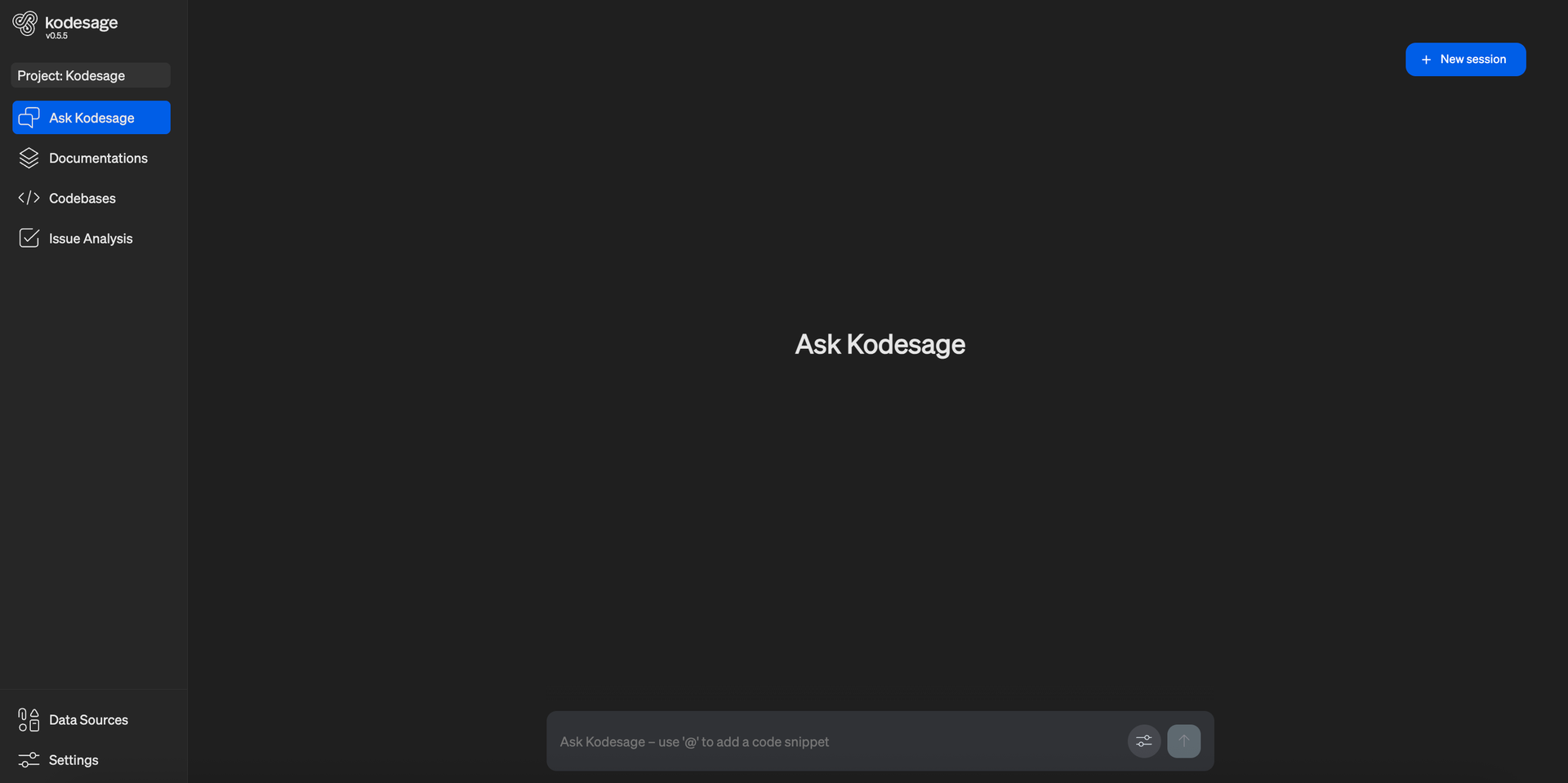 Code analysis tools - Kodesage UI