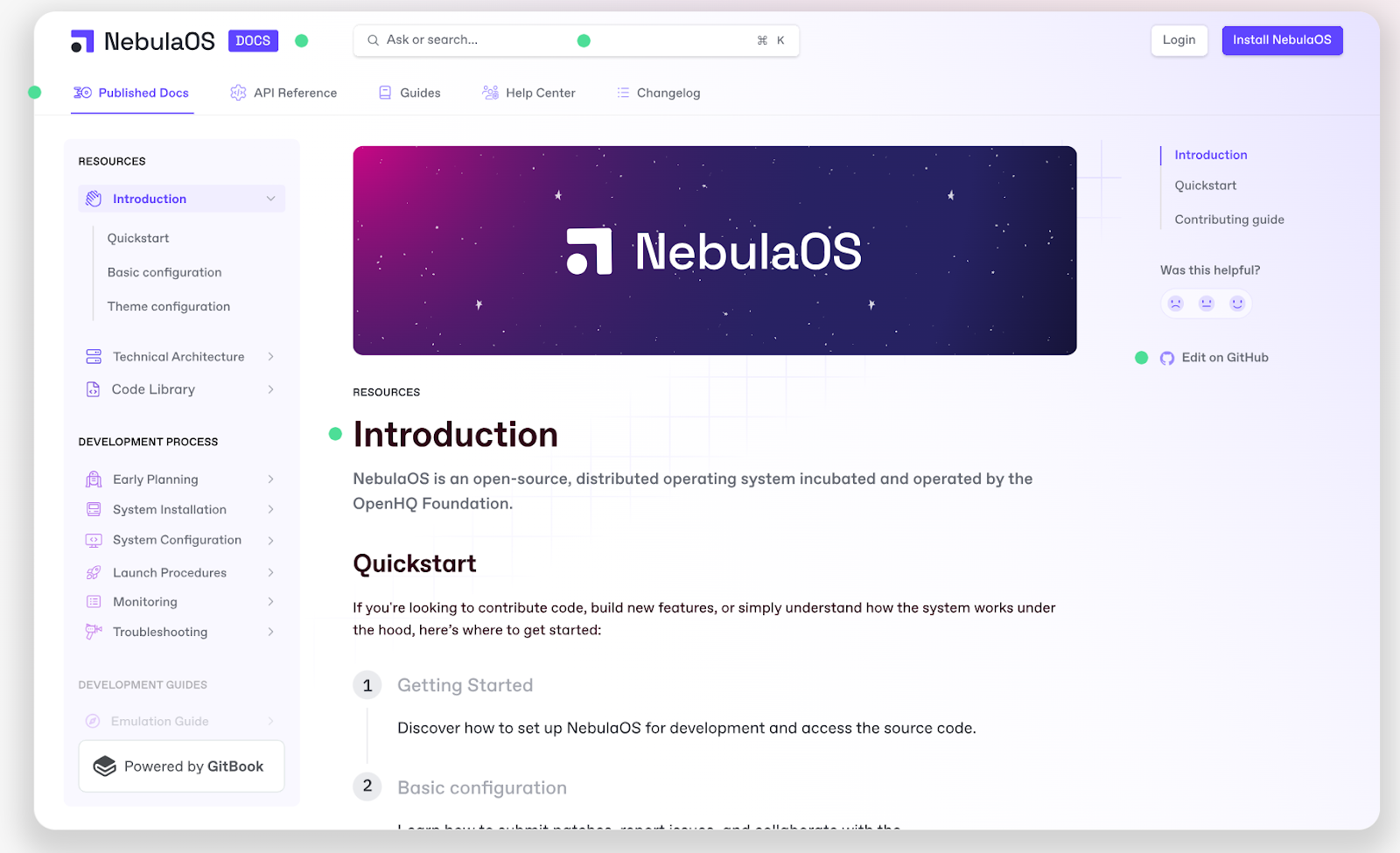 Documentation generators - Gitbook UI