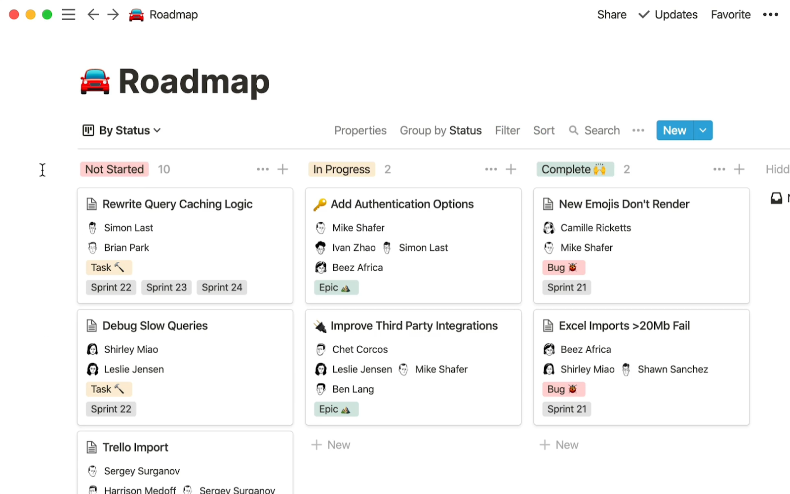 9 best software documentation tools - Notion UI