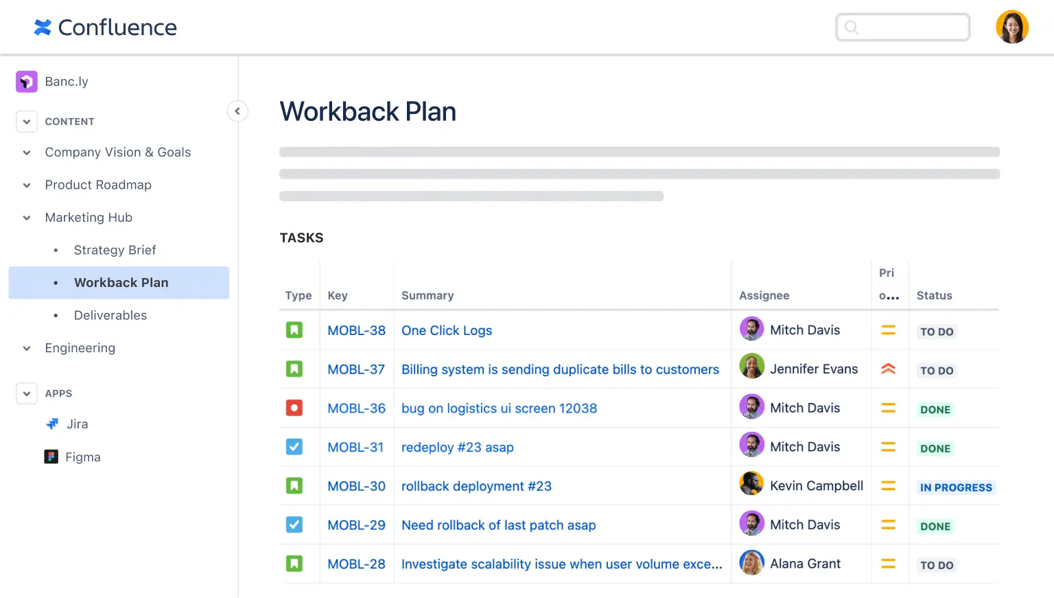9 best software documentation tools -confluence UI