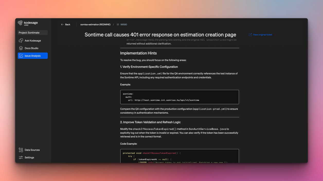 Kodesage blog - Oracle Forms migration - Kodesage issue ticket analysis