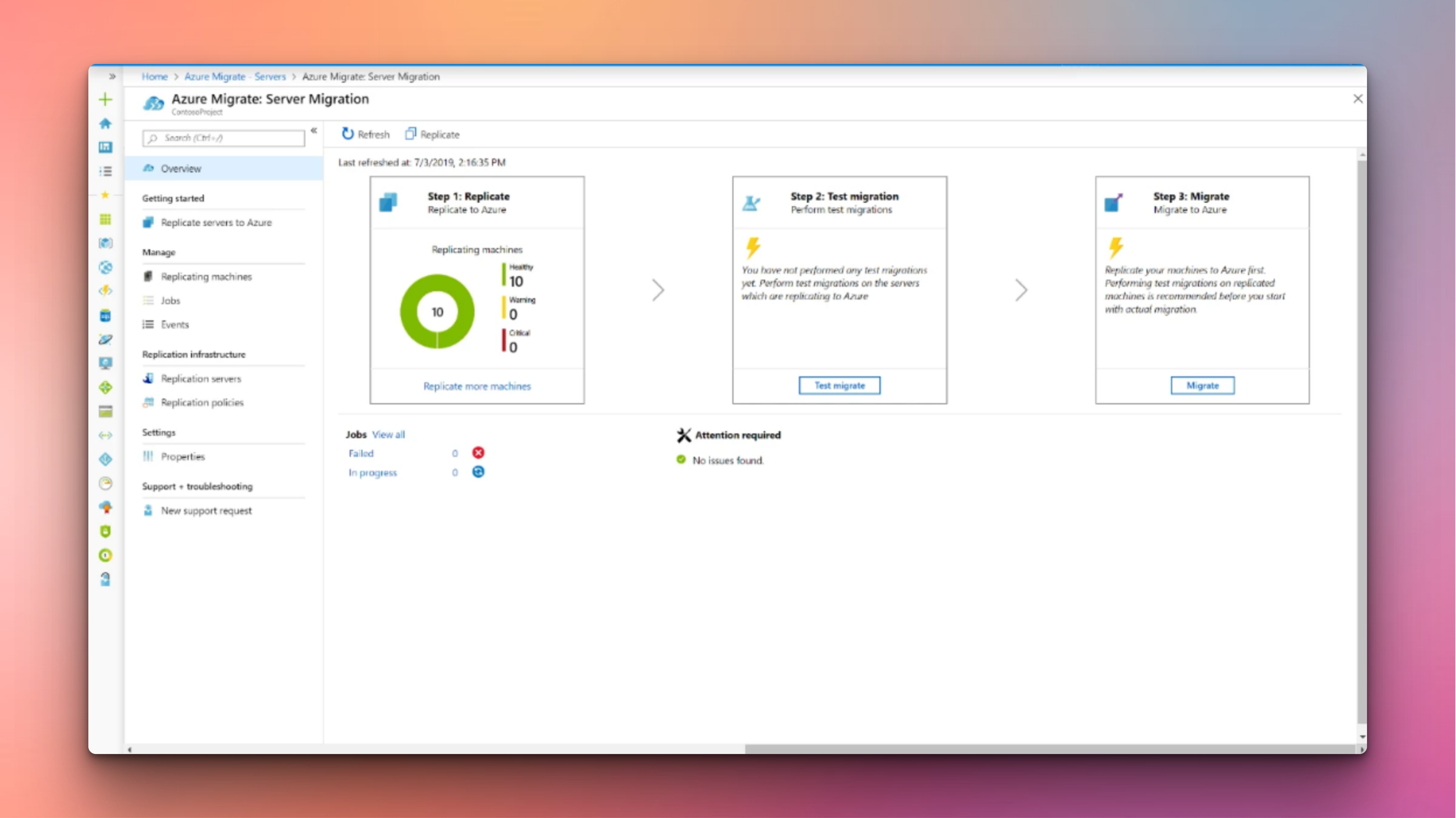 Kodesage Blog - Microsoft Azure Migrate UI